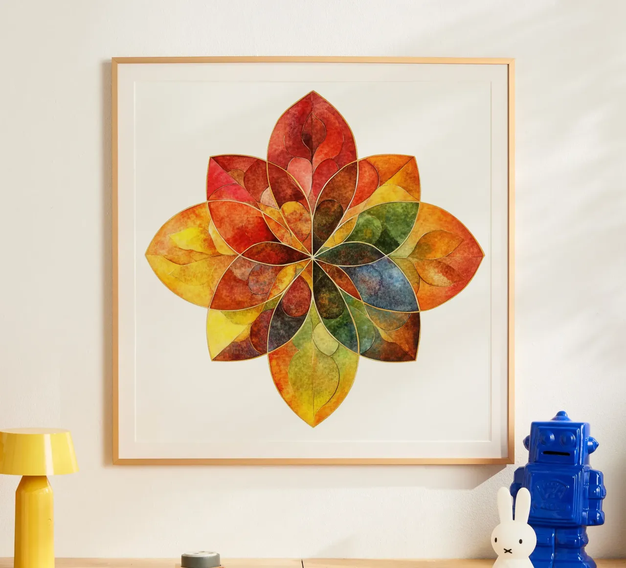 Mandala autunnale poster da Spiritual Touch