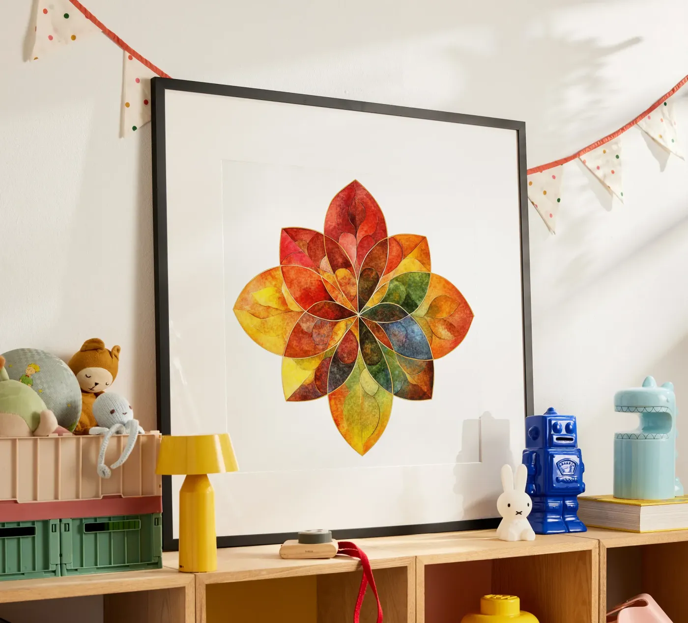 Fall Mandala poster by Spiritual Touch