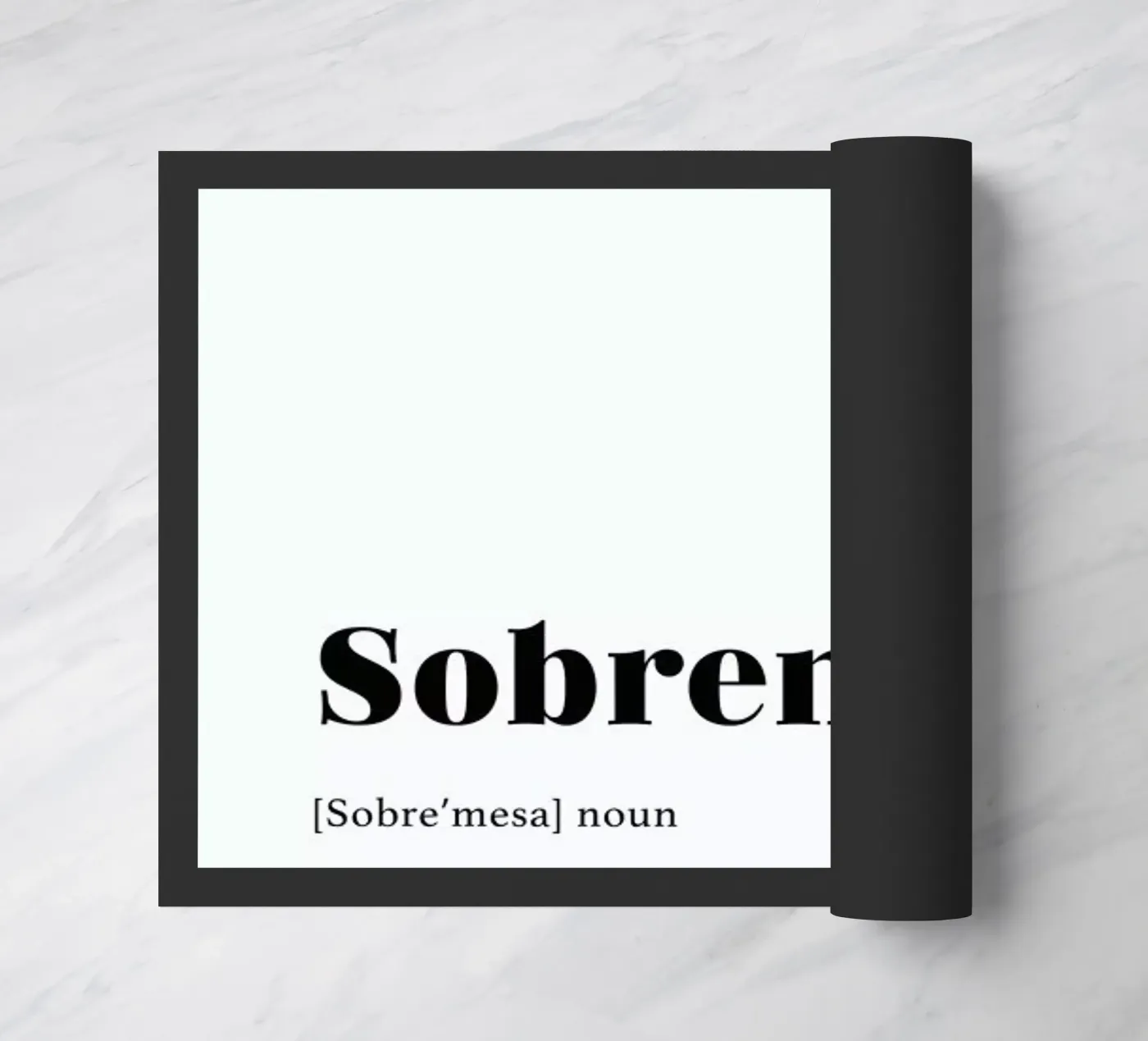 Sobremesa doormat by daylight design studio