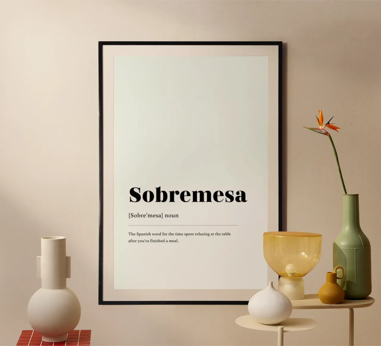 Sobremesa poster da daylight design studio