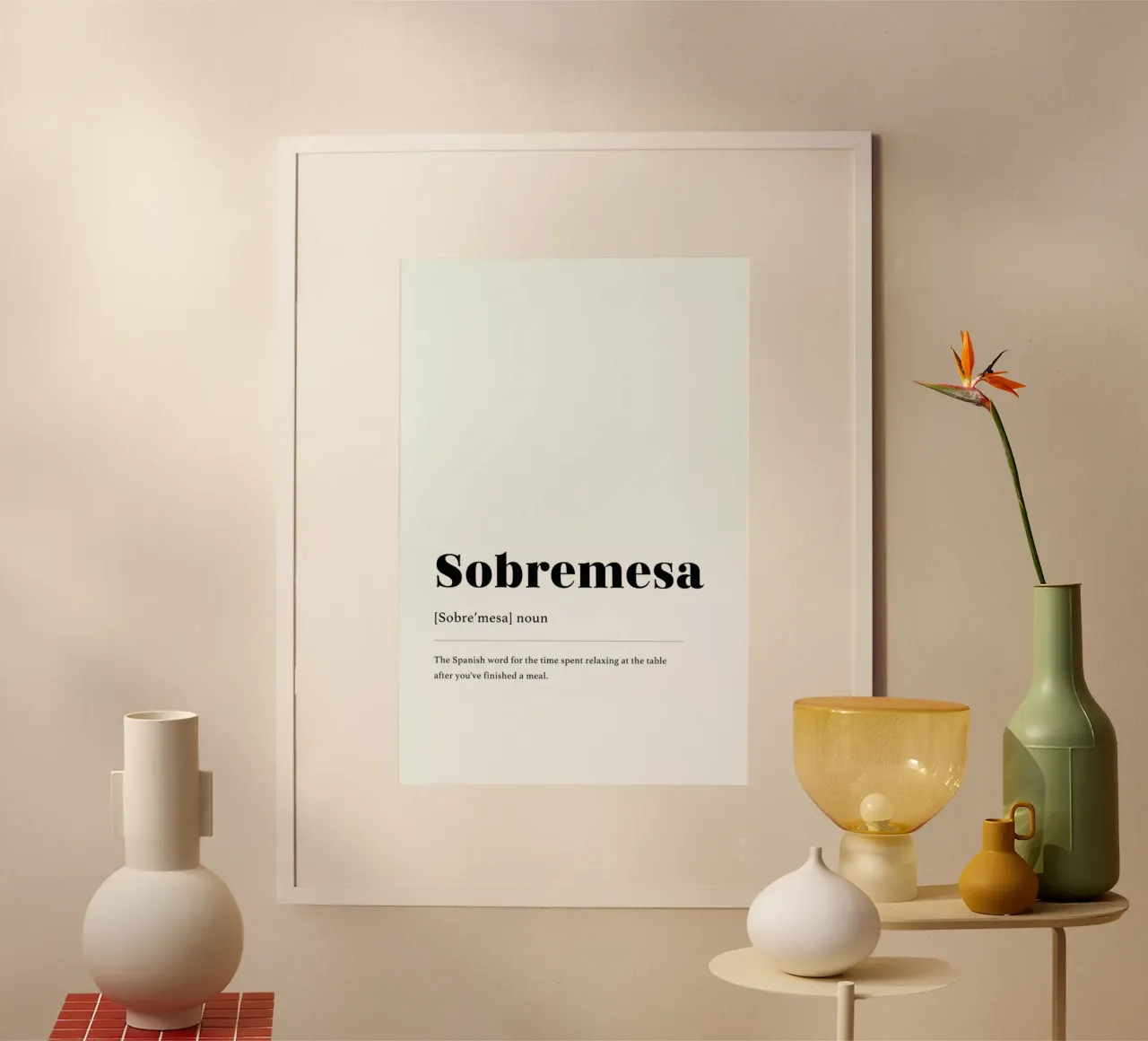 Sobremesa poster da daylight design studio