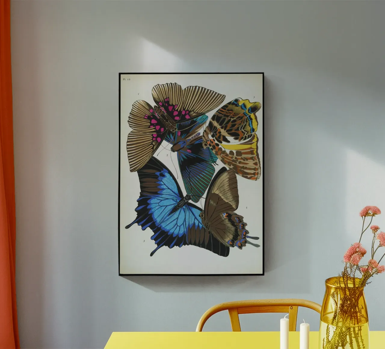vlindercollage plexiglass da vintagebotanics