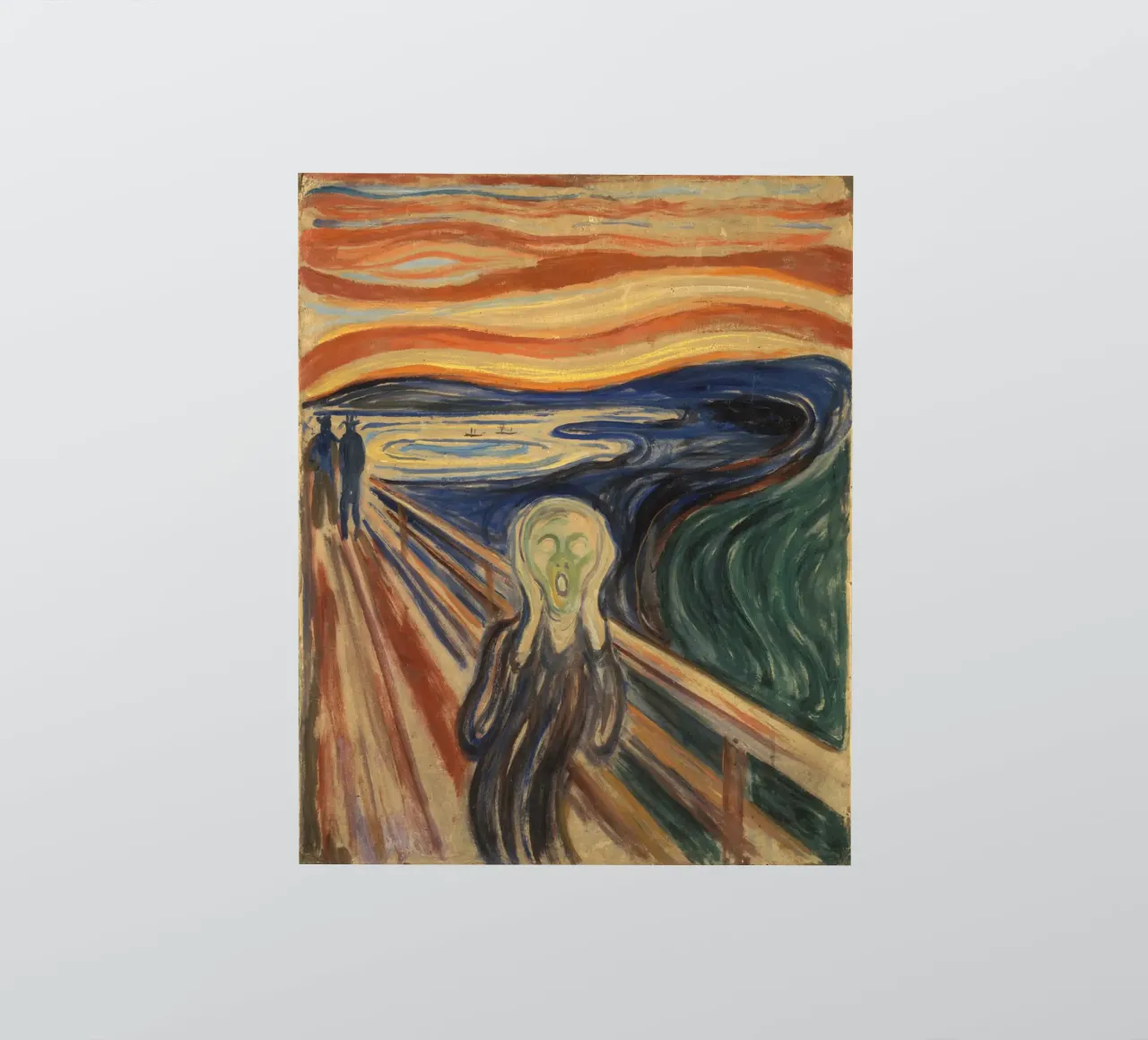 Edvard Munch The Scream Iconic Expressionism Art sticker by NorwesClub