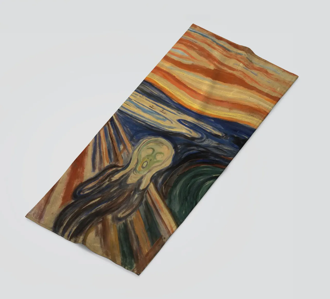 Edvard Munch L'urlo Espressionismo iconico Arte telo mare da NorwesClub