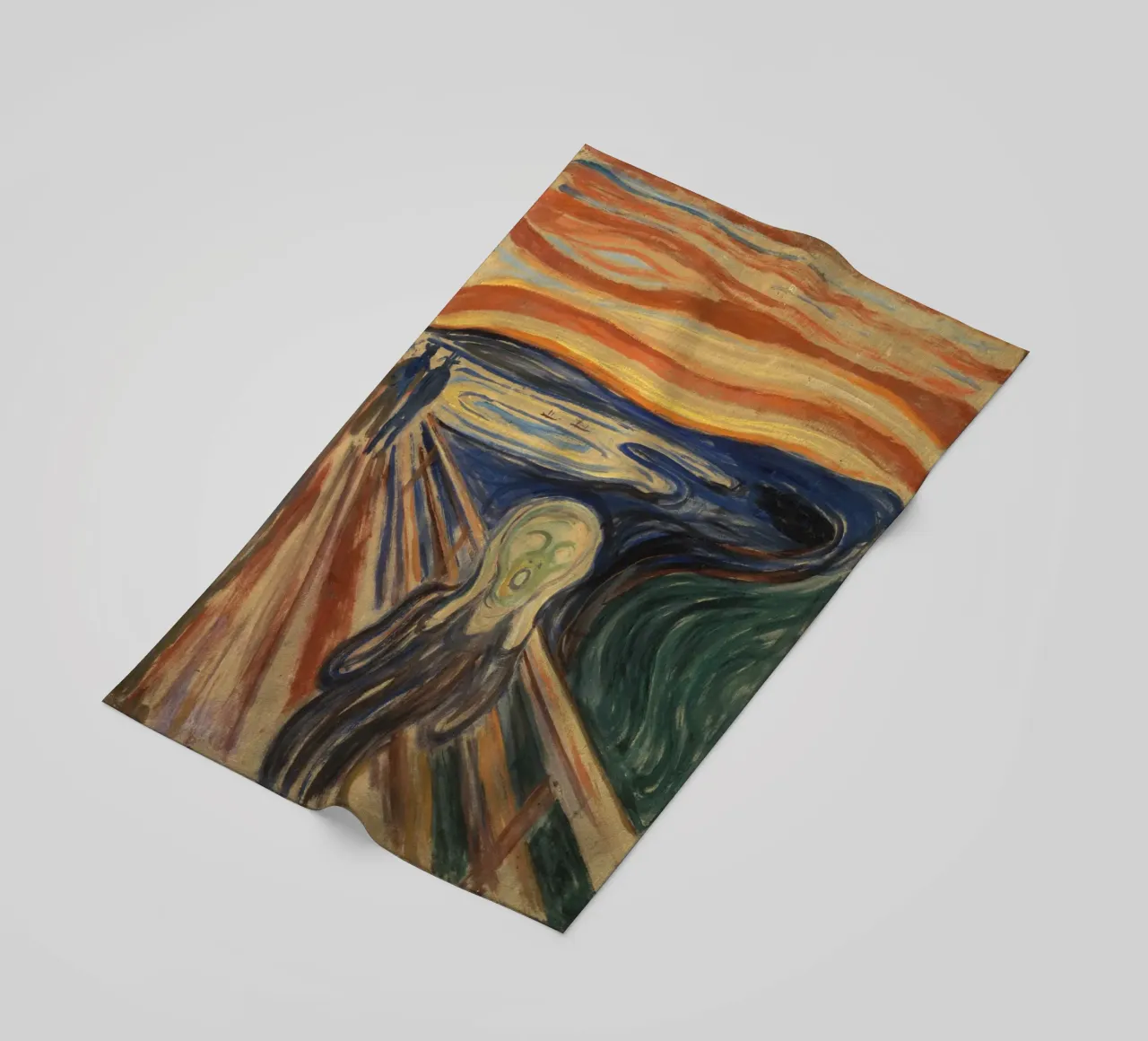 Edvard Munch L'urlo Espressionismo iconico Arte telo mare da NorwesClub