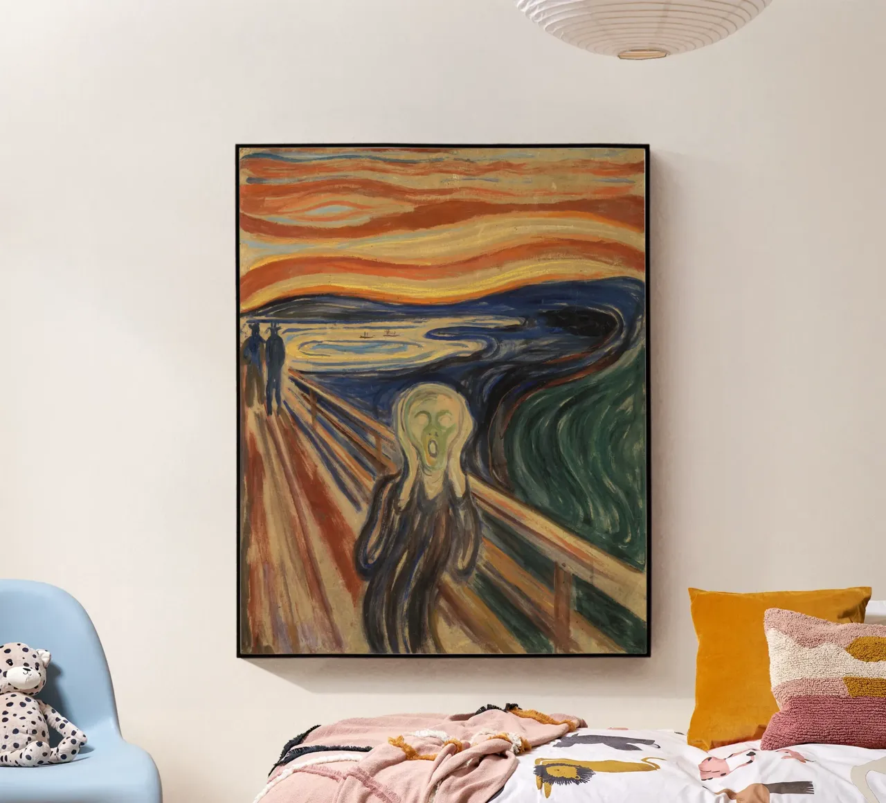 Edvard Munch The Scream Iconic Expressionism Art acrylic glass by NorwesClub