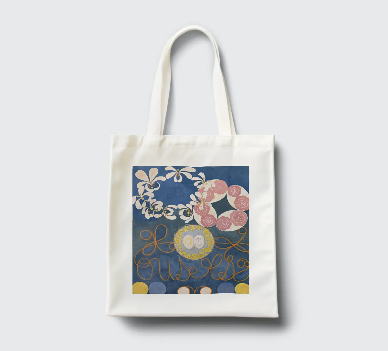 Hilma af Klint - I dieci più grandi n. 1 - Infanzia - 1907 borsa in juta da 50 masterpieces