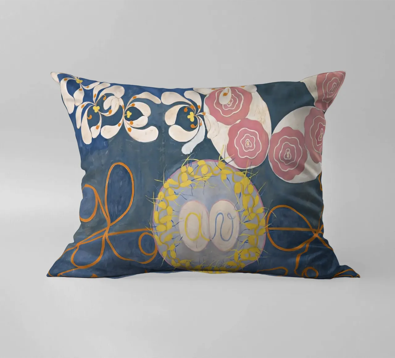 Hilma af Klint - The Ten Largest No. 1 - Childhood - 1907 decorative cushion by 50 masterpieces