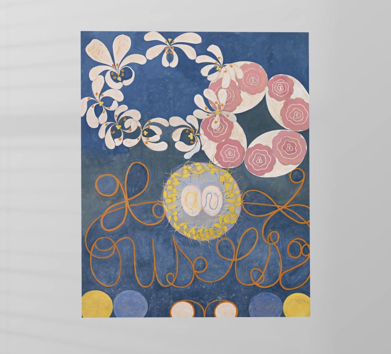 Hilma af Klint - I dieci più grandi n. 1 - Infanzia - 1907 pellicola backlit da 50 masterpieces