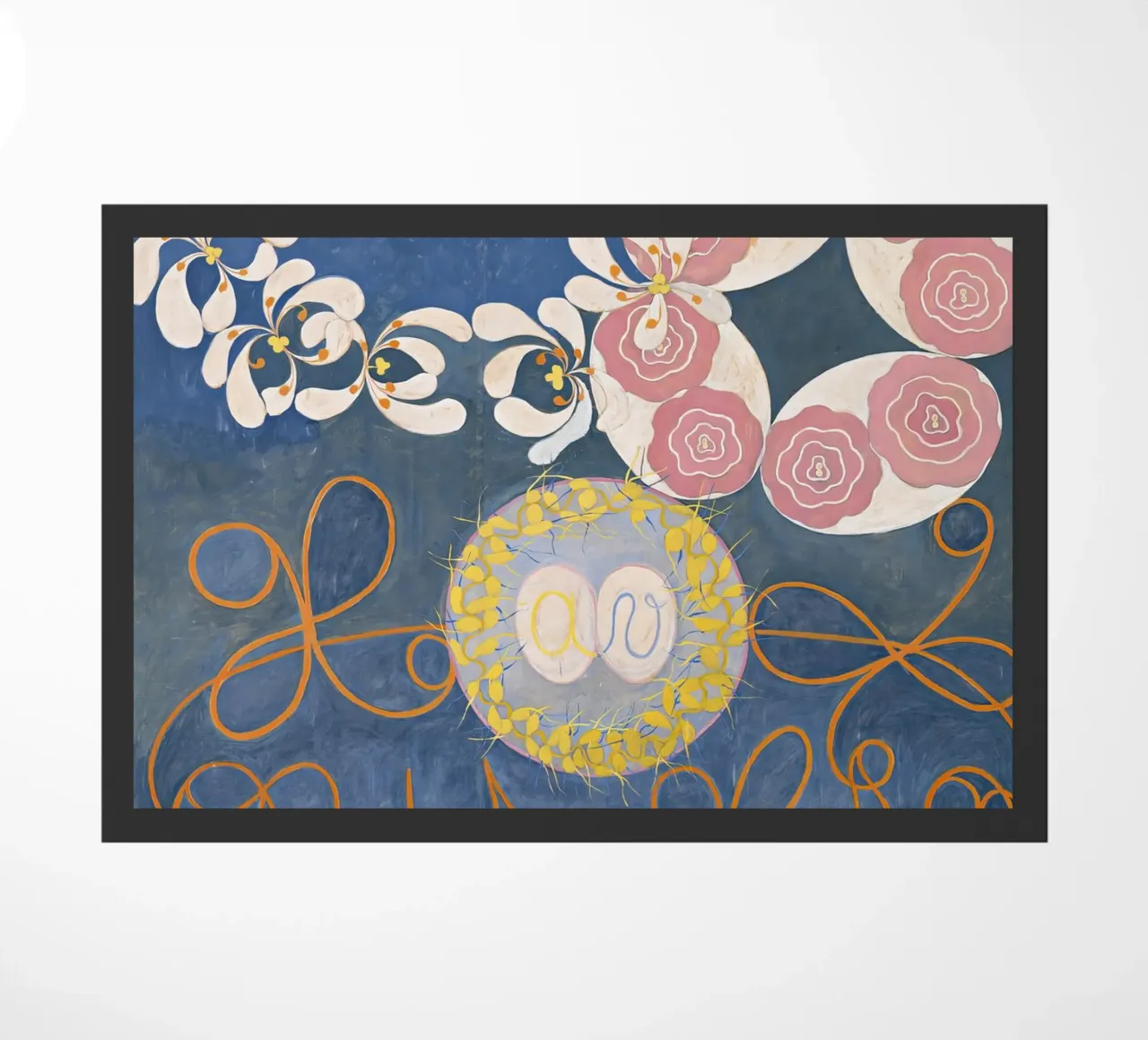 Hilma af Klint - De tien grootste nr. 1 - Kindertijd - 1907 deurmat van 50 masterpieces