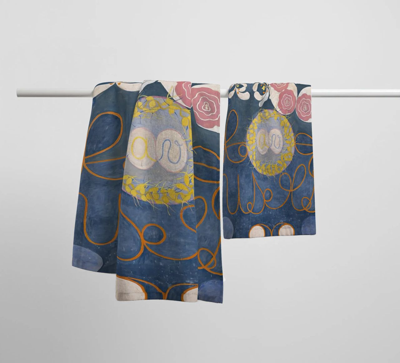 Hilma af Klint - I dieci più grandi n. 1 - Infanzia - 1907 asciugamano da bagno da 50 masterpieces
