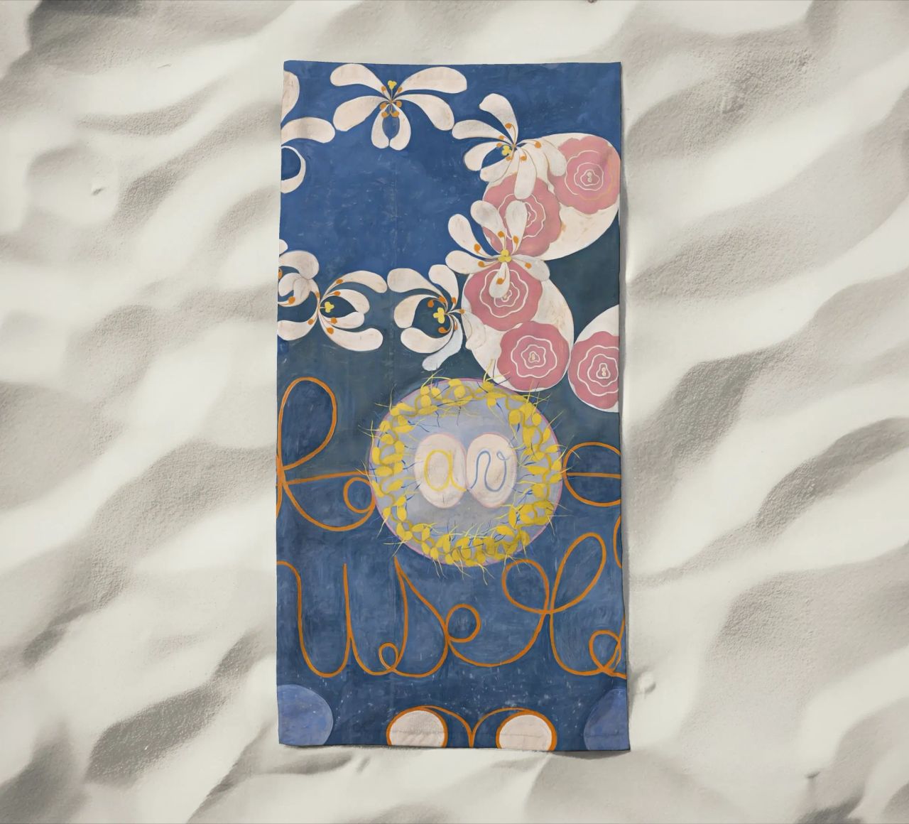 Hilma af Klint - I dieci più grandi n. 1 - Infanzia - 1907 telo mare da 50 masterpieces