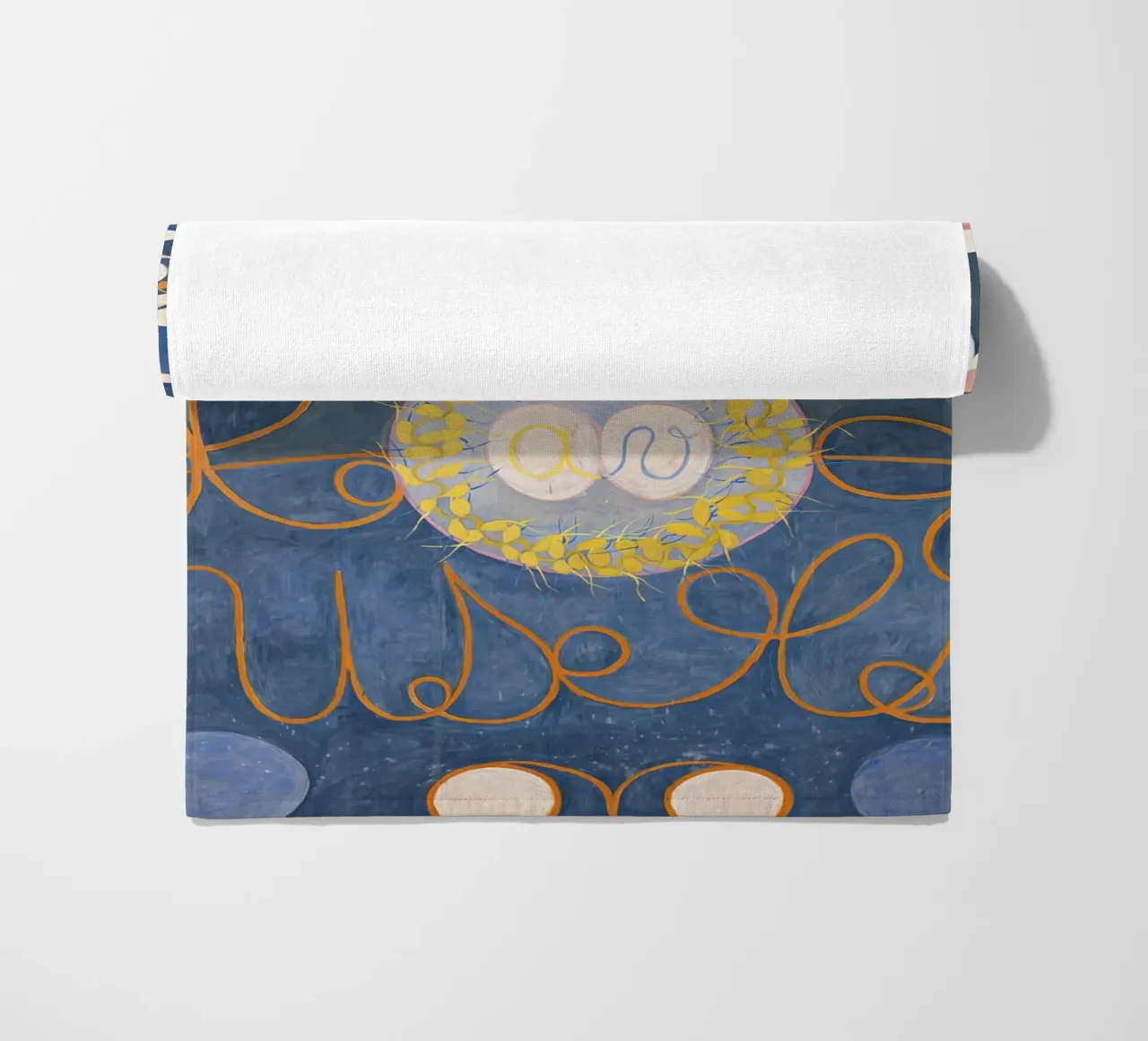 Hilma af Klint - The Ten Largest No. 1 - Childhood - 1907 beach towel by 50 masterpieces