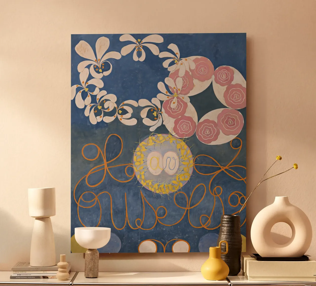 Hilma af Klint - I dieci più grandi n. 1 - Infanzia - 1907 alluminio dibond da 50 masterpieces