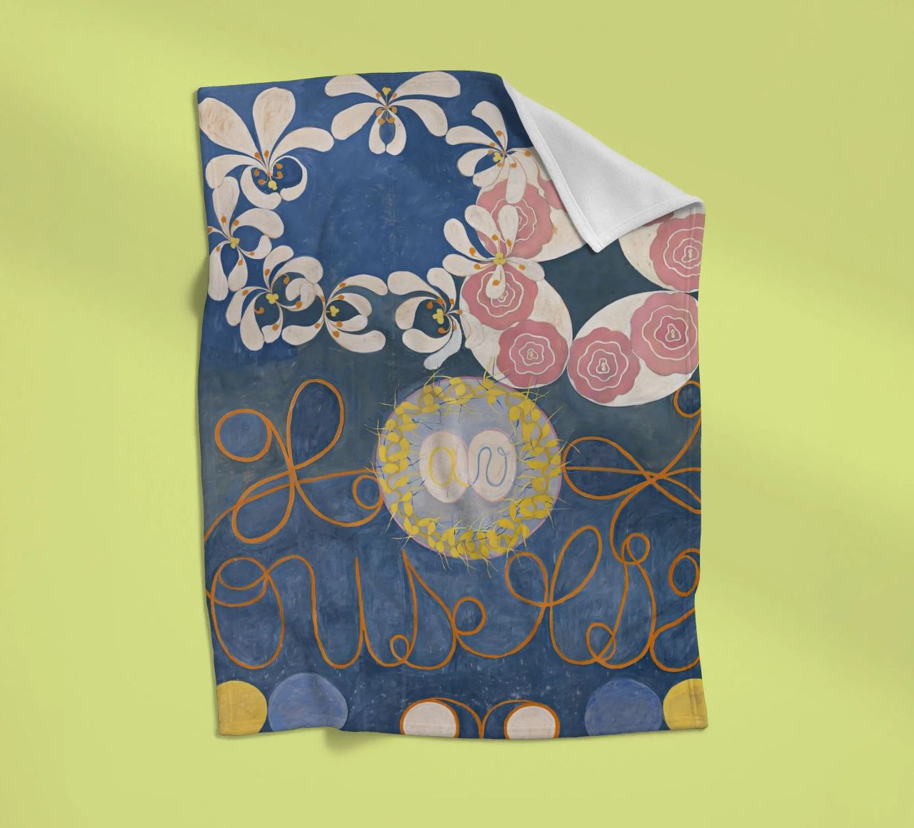 Hilma af Klint - I dieci più grandi n. 1 - Infanzia - 1907 coperta in pile da 50 masterpieces