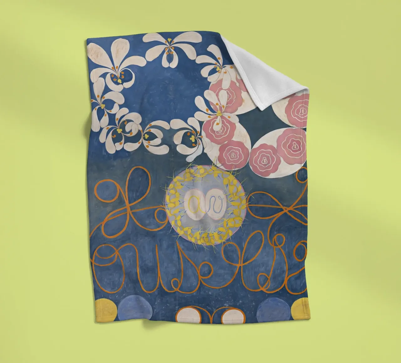 Hilma af Klint - Los diez mayores nº 1 - Infancia - 1907 manta de franela de 50 masterpieces