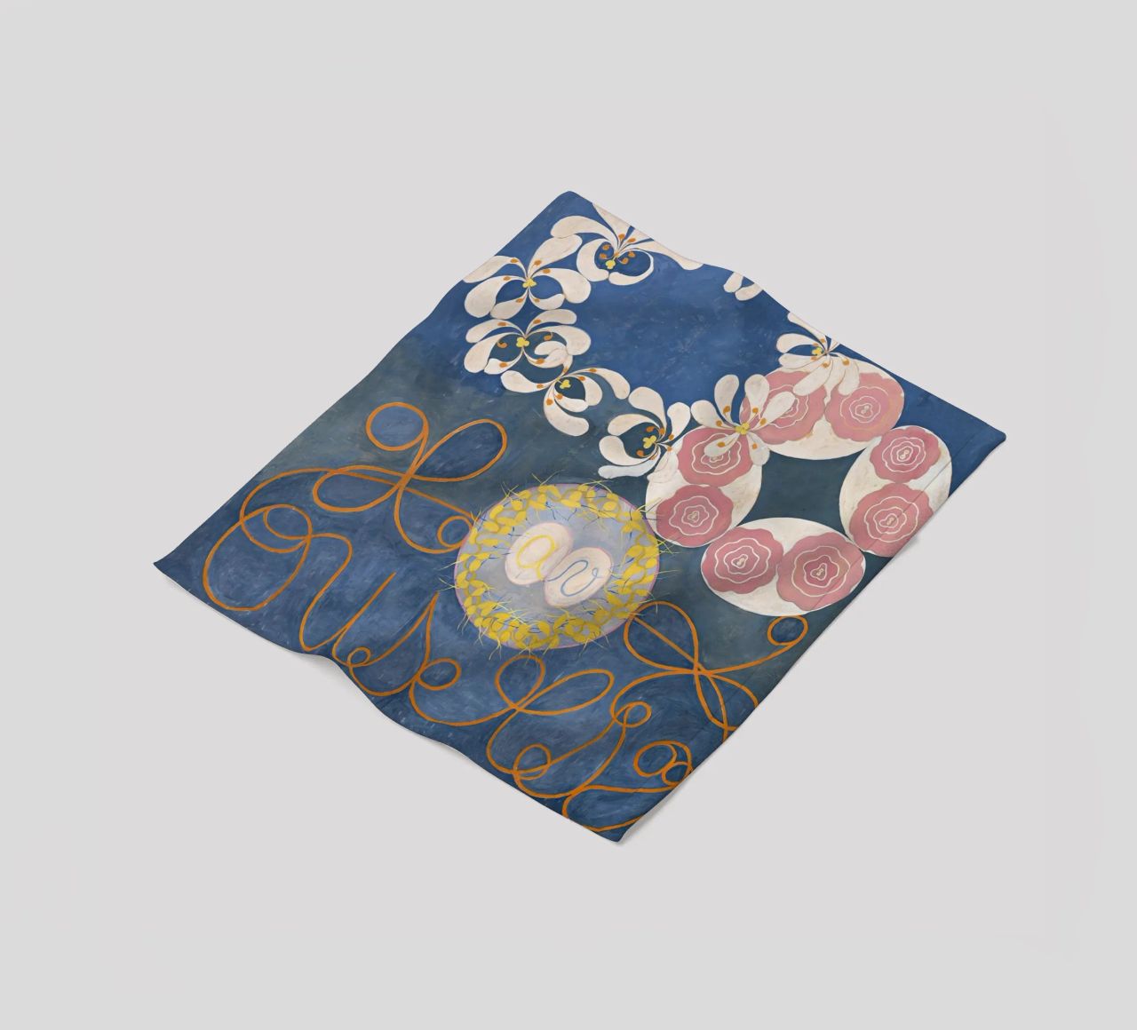 Hilma af Klint - I dieci più grandi n. 1 - Infanzia - 1907 coperta in pile da 50 masterpieces