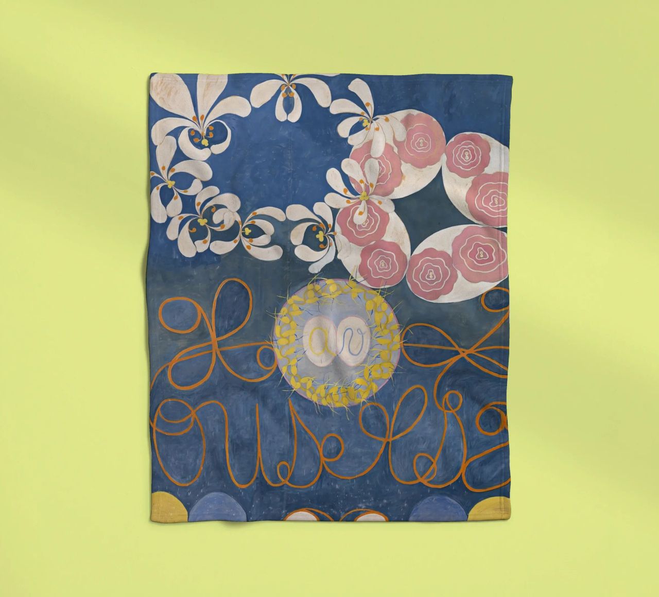 Hilma af Klint - I dieci più grandi n. 1 - Infanzia - 1907 coperta in pile da 50 masterpieces