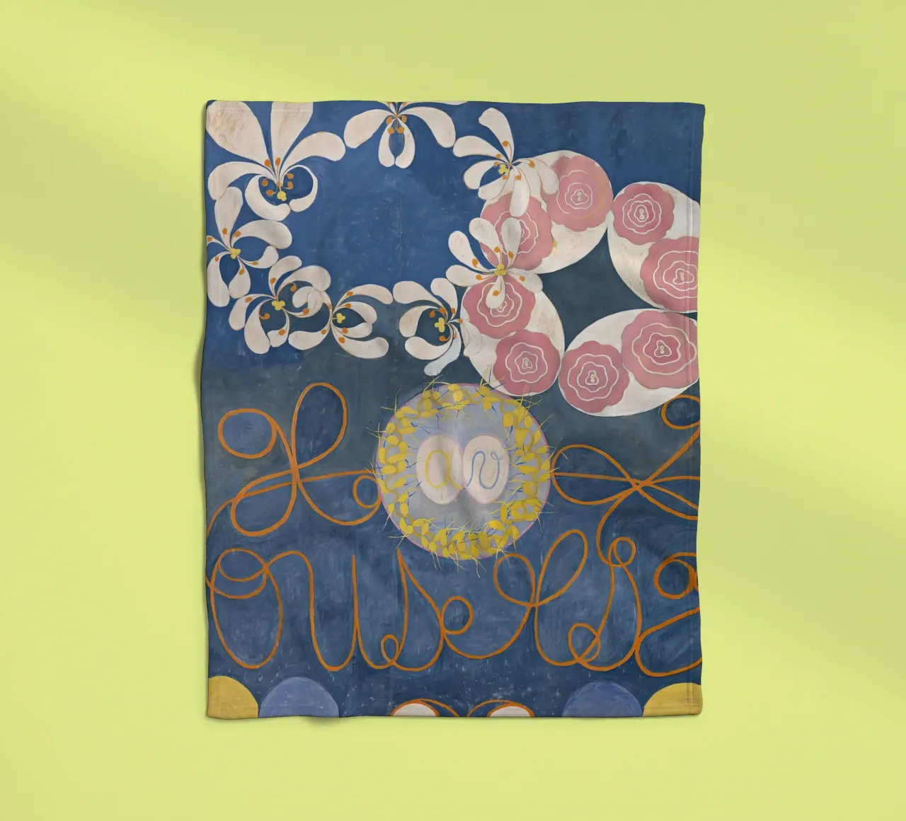 Hilma af Klint - Los diez mayores nº 1 - Infancia - 1907 manta de franela de 50 masterpieces
