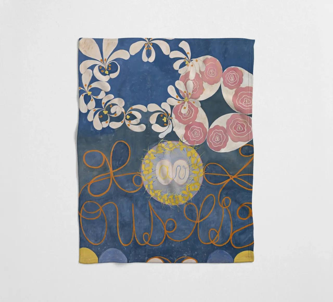 Hilma af Klint - Los diez mayores nº 1 - Infancia - 1907 manta de franela de 50 masterpieces