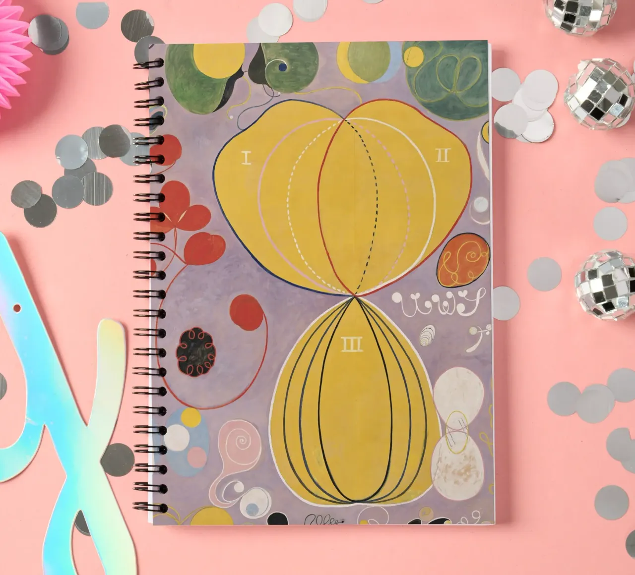 Hilma af Klint - The Ten Largest No. 7 Adulthood 1907 spiral notebook by 50 masterpieces
