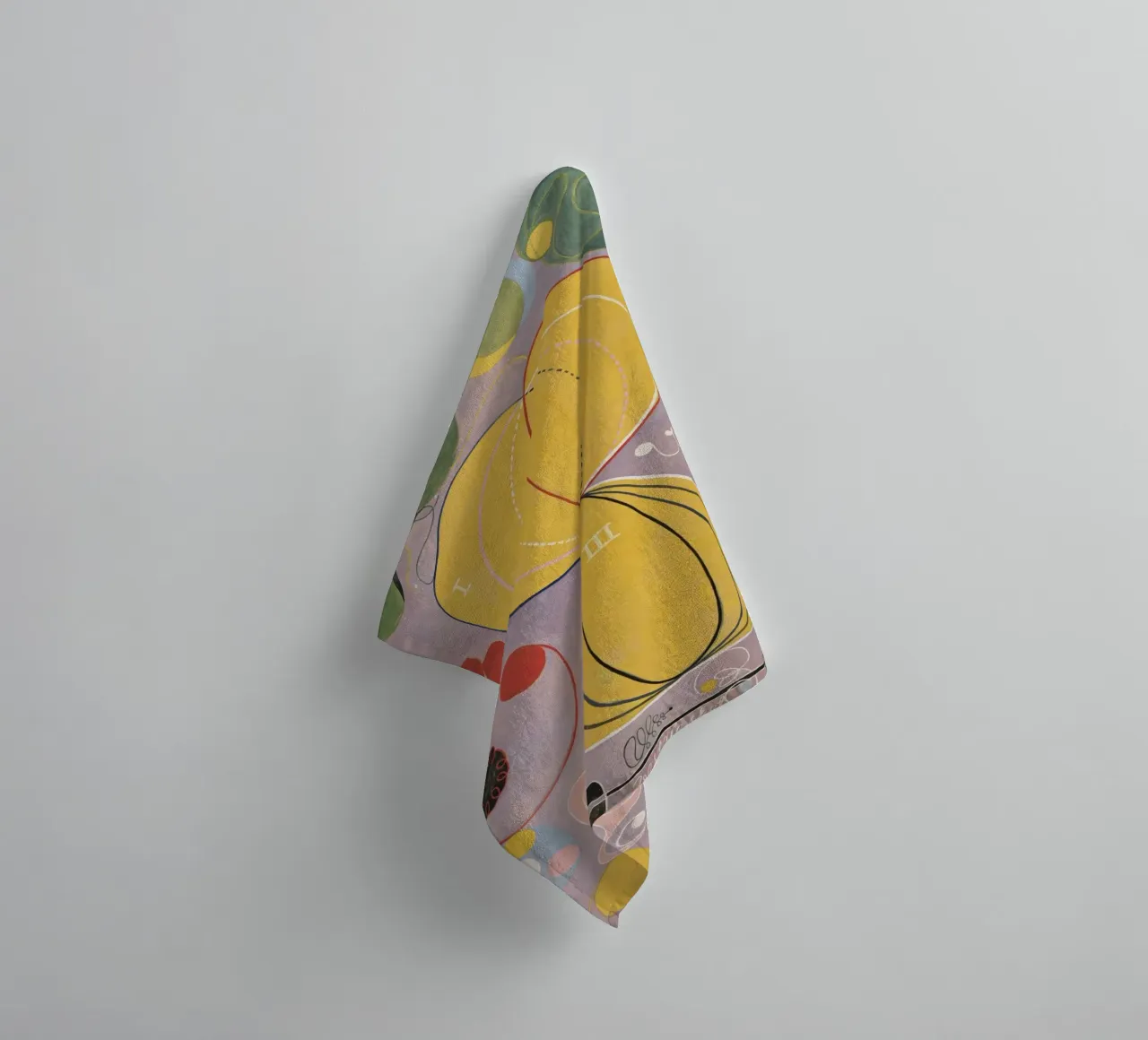 Hilma af Klint - The Ten Largest No. 7 Adulthood 1907 towel by 50 masterpieces