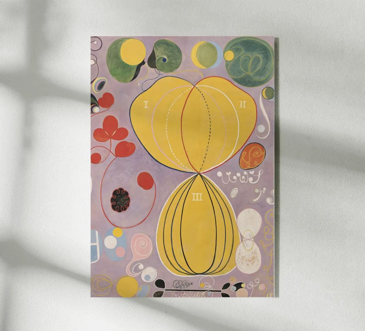 Hilma af Klint - Les dix plus grands n° 7 L'âge adulte 1907 plexiglas de 50 masterpieces