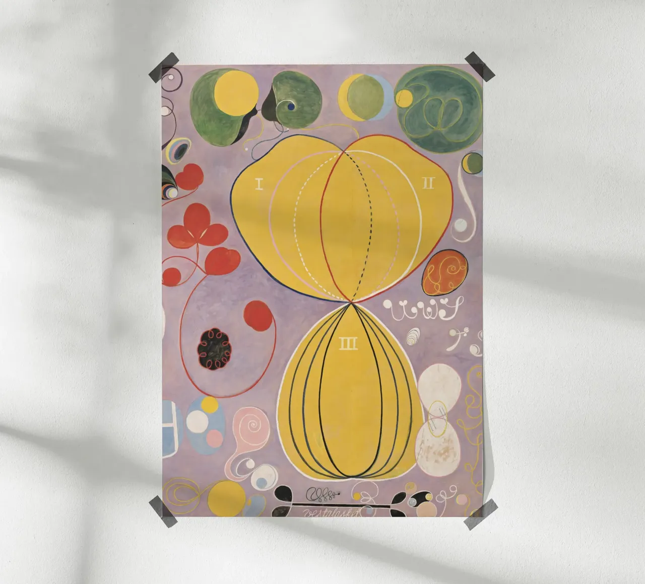 Hilma af Klint - The Ten Largest No. 7 Adulthood 1907 hahnemühle by 50 masterpieces
