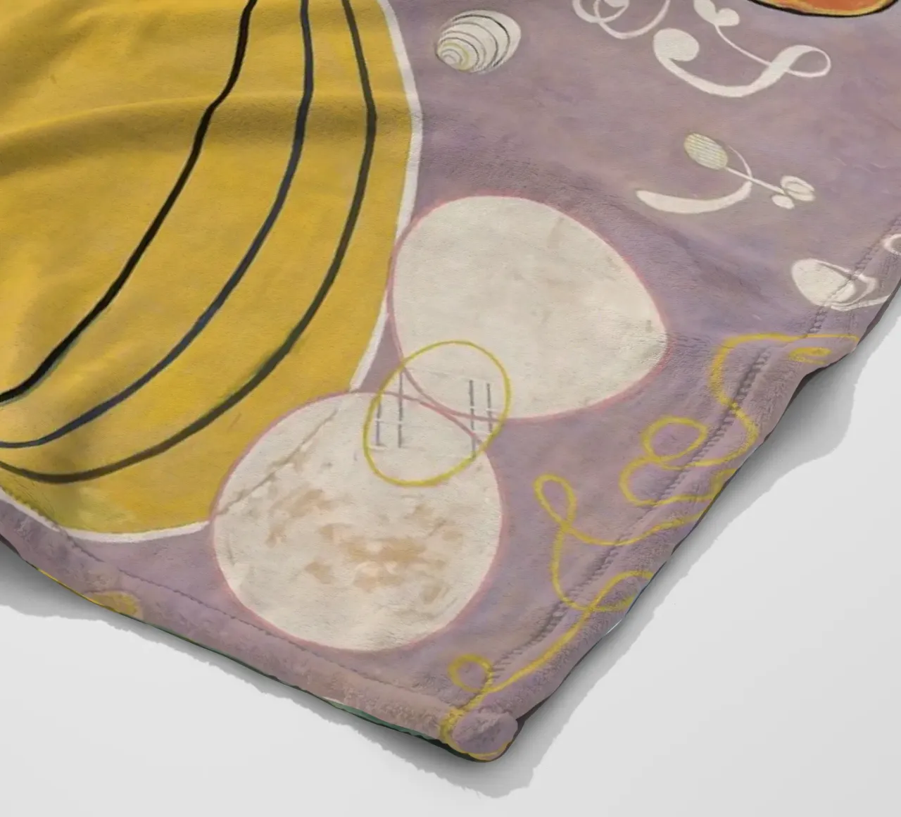 Hilma af Klint - The Ten Largest No. 7 Adulthood 1907 fleece blanket by 50 masterpieces