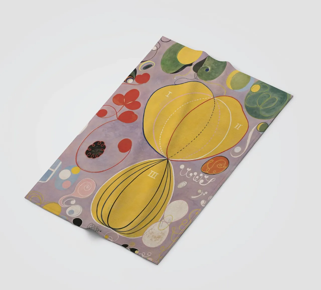 Hilma af Klint - The Ten Largest No. 7 Adulthood 1907 fleece blanket by 50 masterpieces