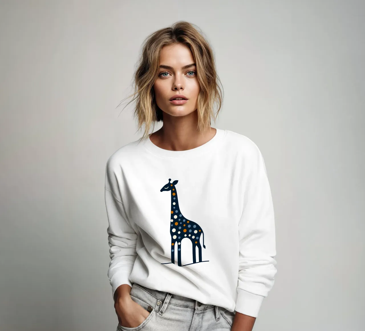 Giraffa felpa da Digital Naive