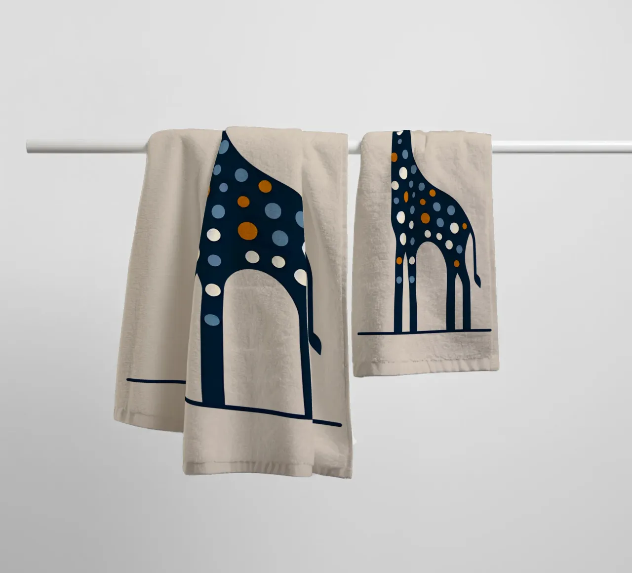 Giraffa asciugamano da bagno da Digital Naive