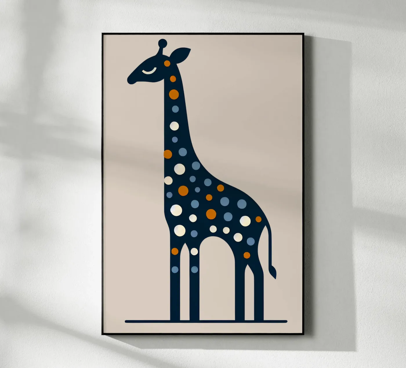 Giraffe acrylic glass by Digital Naive
