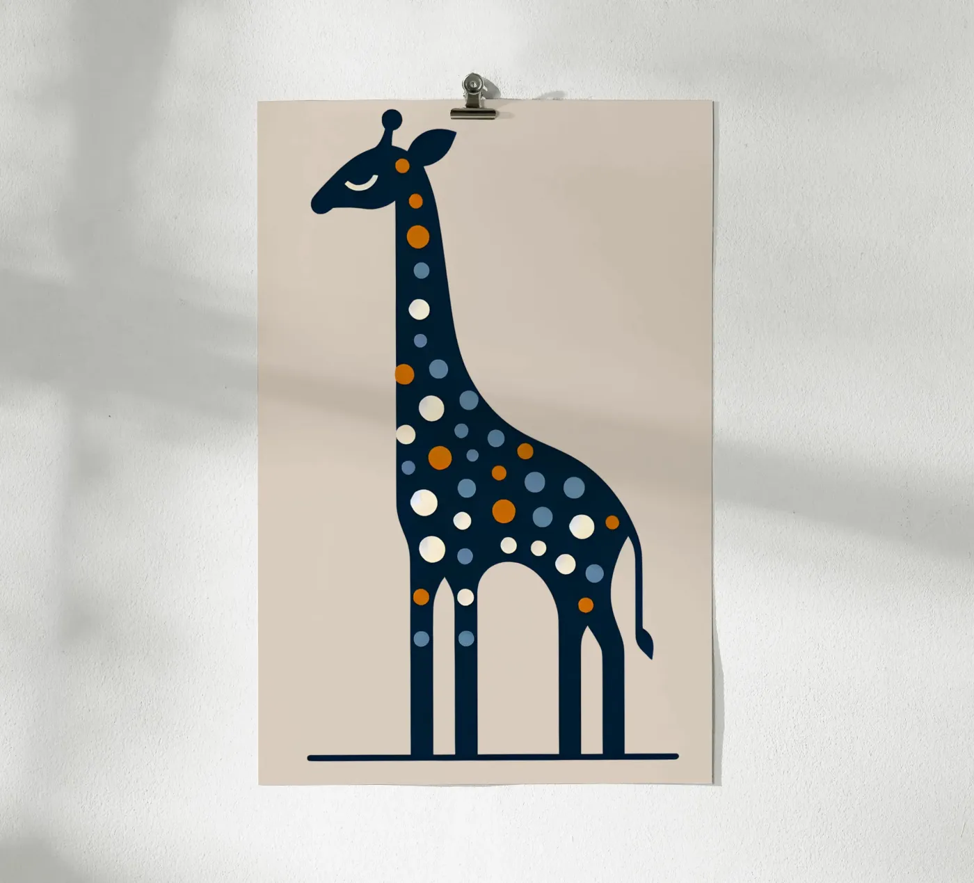 Giraffa poster da Digital Naive