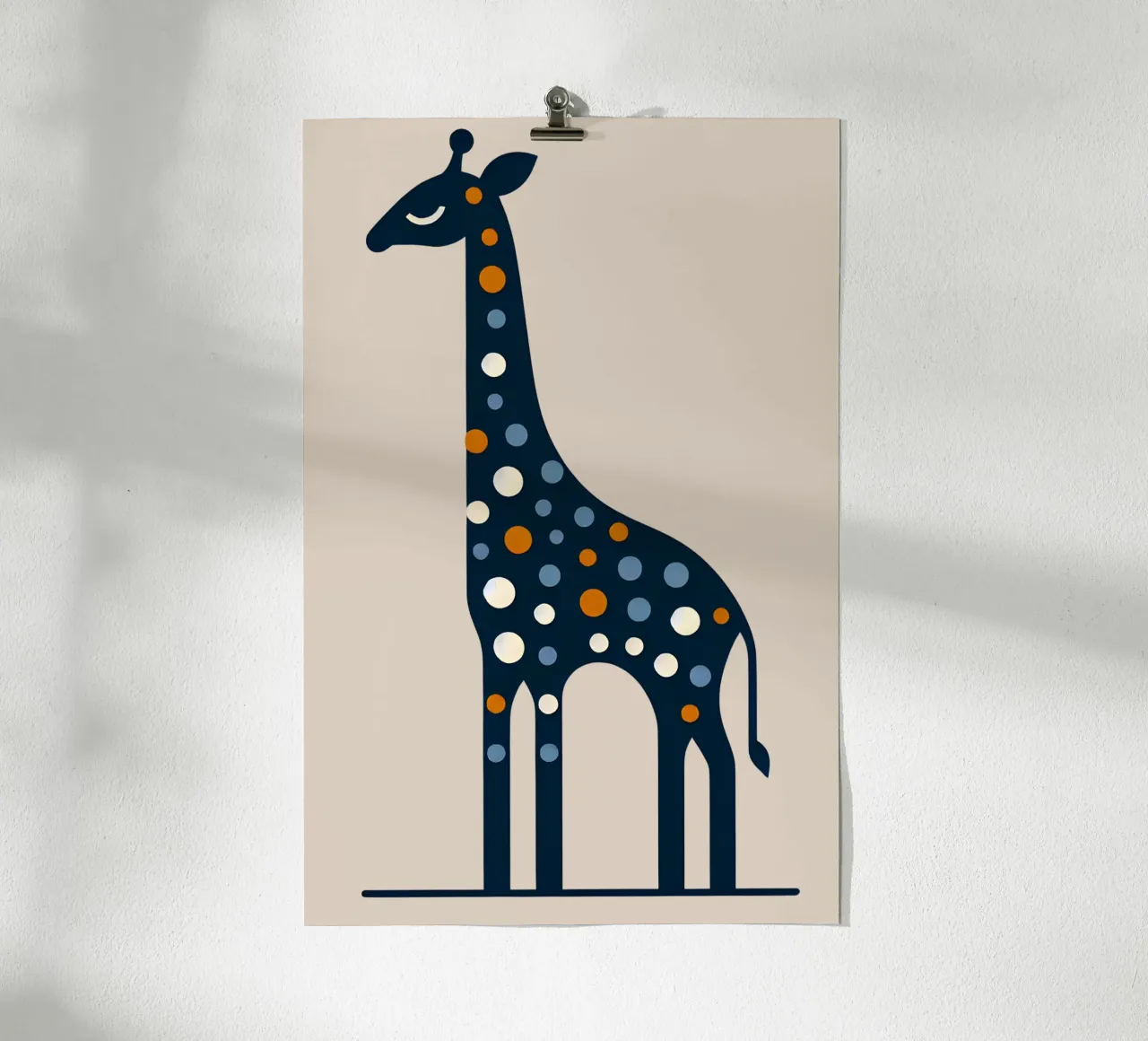 Giraffa poster da Digital Naive