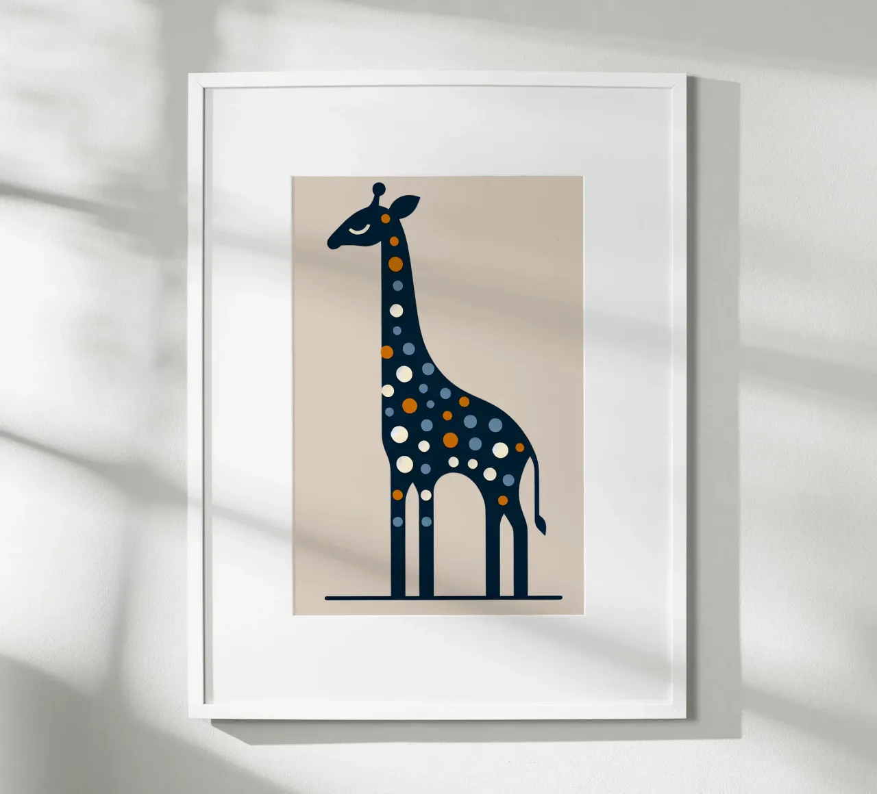 Giraffa poster da Digital Naive