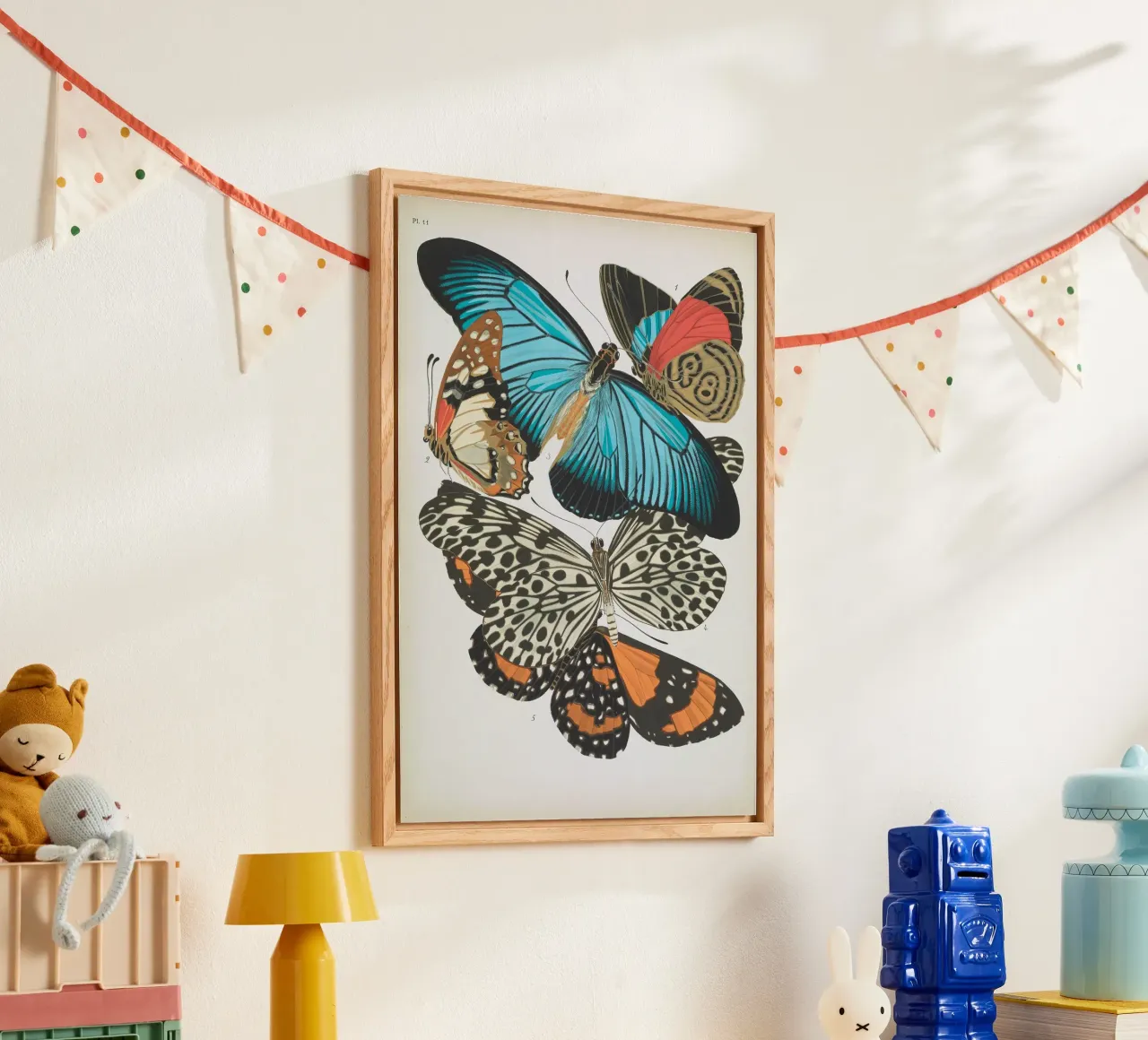 Vlindercollage plexiglass da vintagebotanics