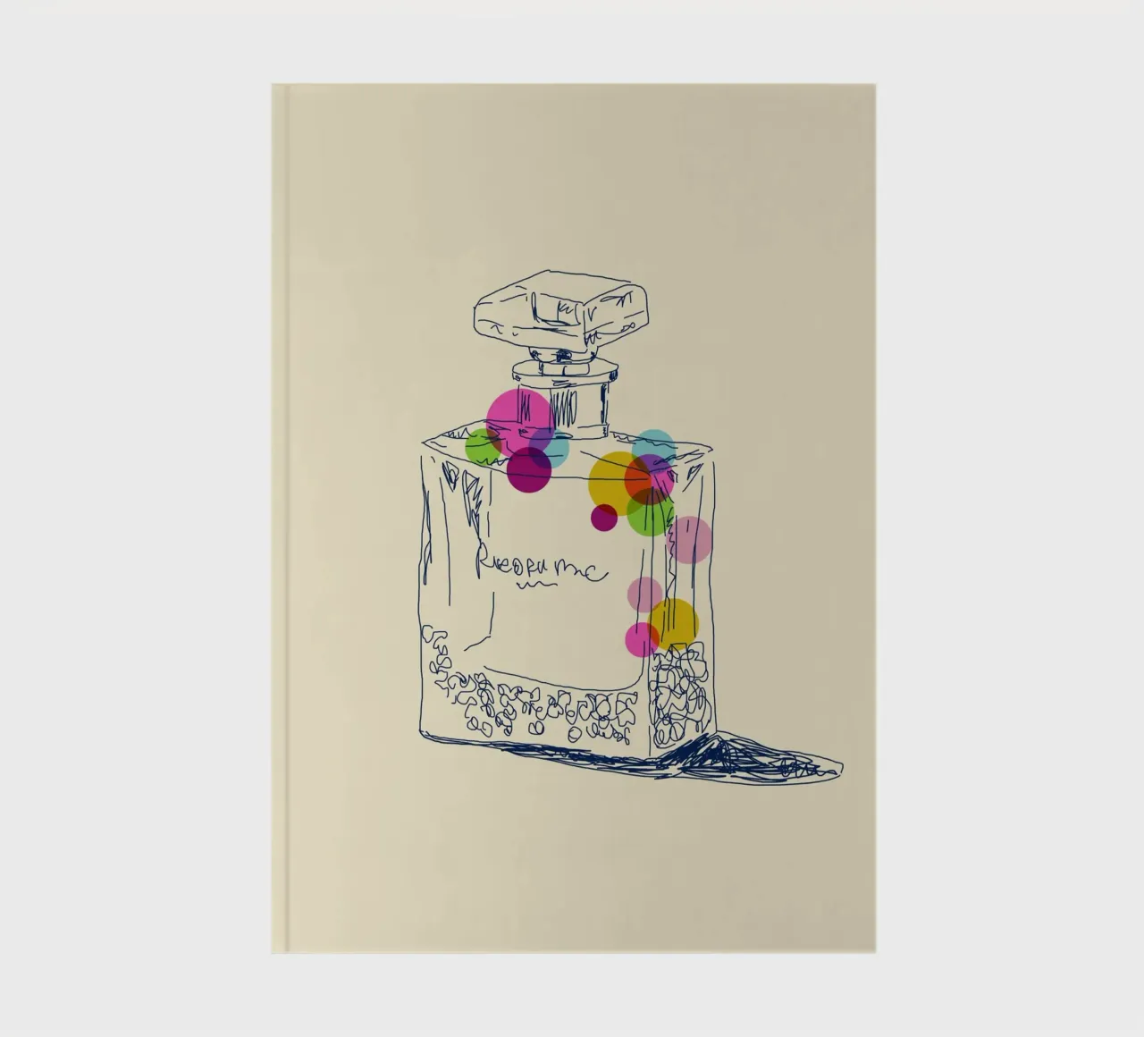 Fragrance in Line notebook by Indigo Rain