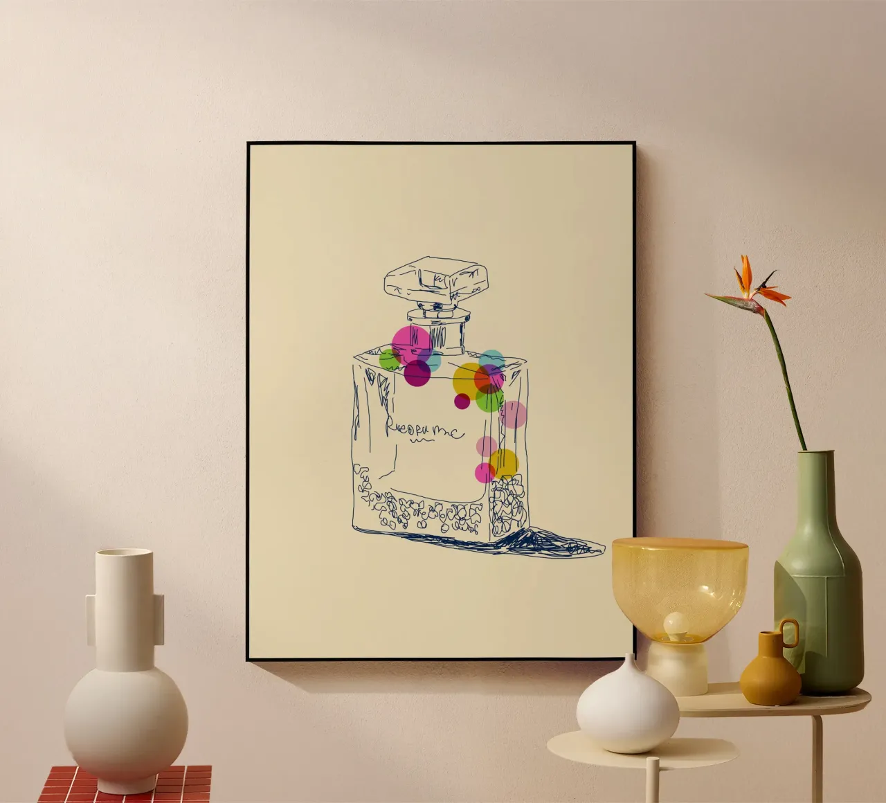 Fragrance in Line plexiglass da Indigo Rain