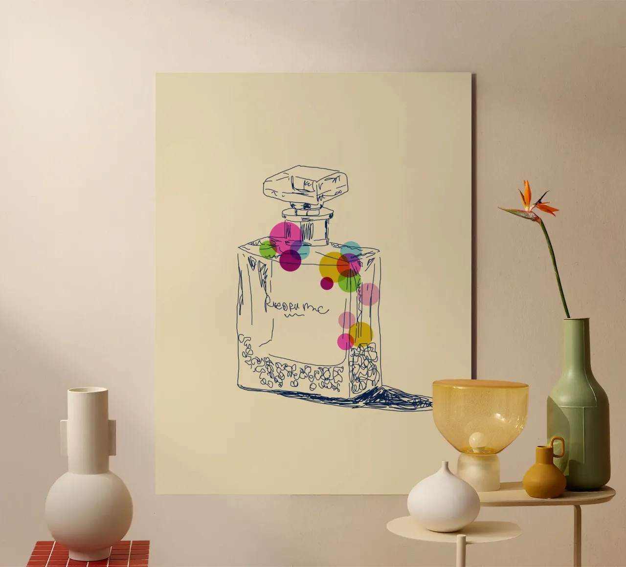 Fragrance in Line alluminio dibond da Indigo Rain