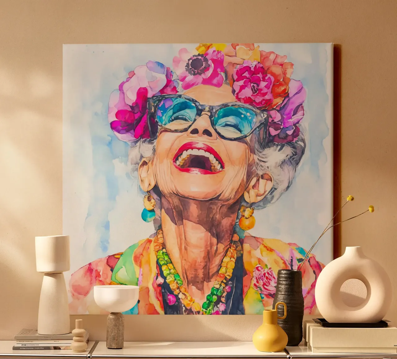 The Art Of Ageless Style canvas with Floater frame by Andrea Haase Modern Home