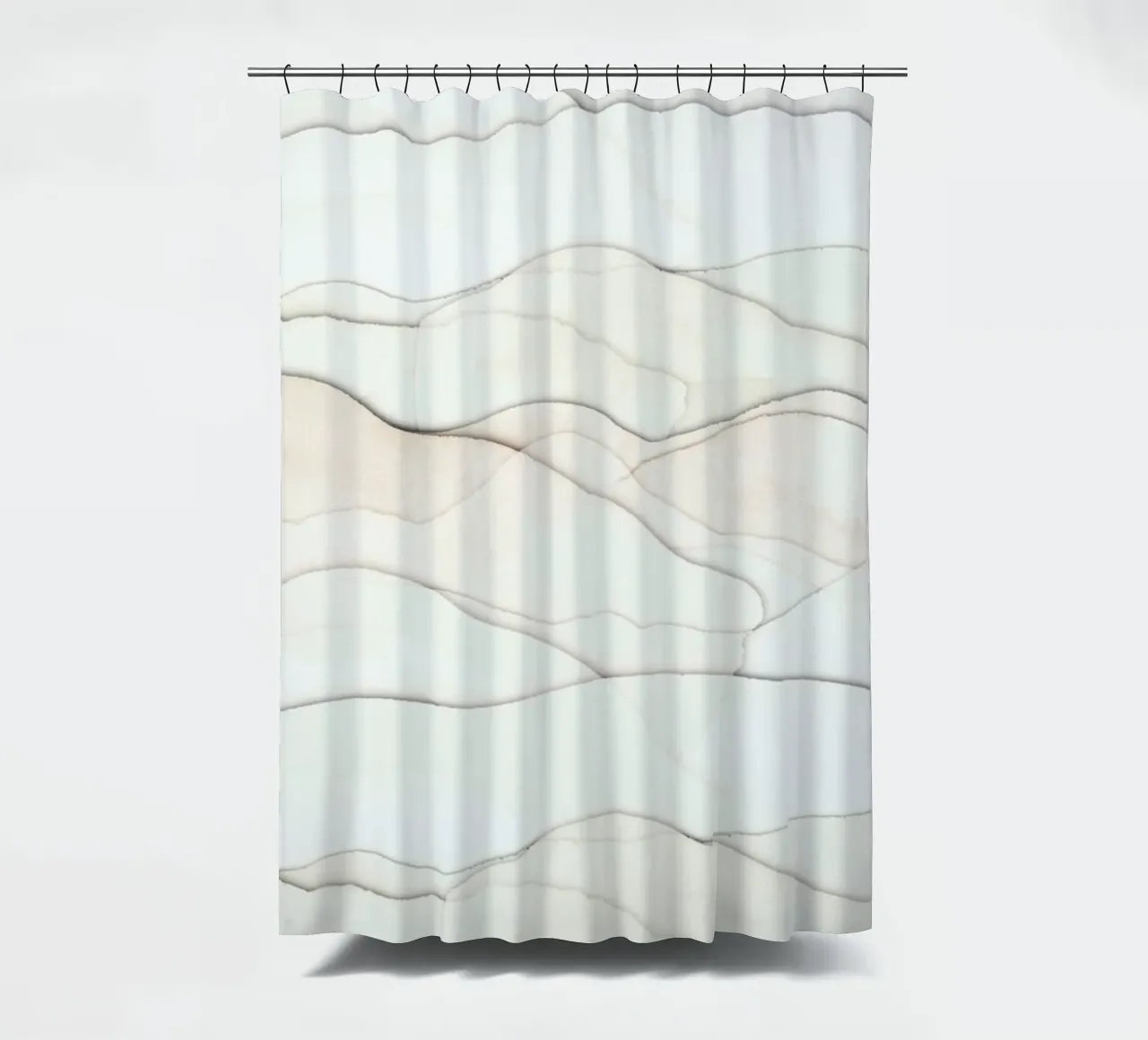 Paper Landscape 2 shower curtain by Monika Strigel