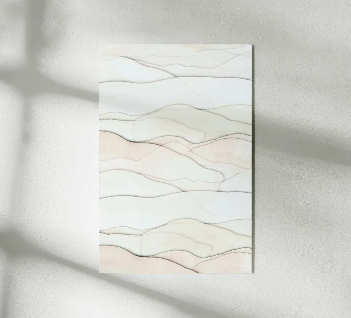 Paper Landscape 2 acryl van Monika Strigel