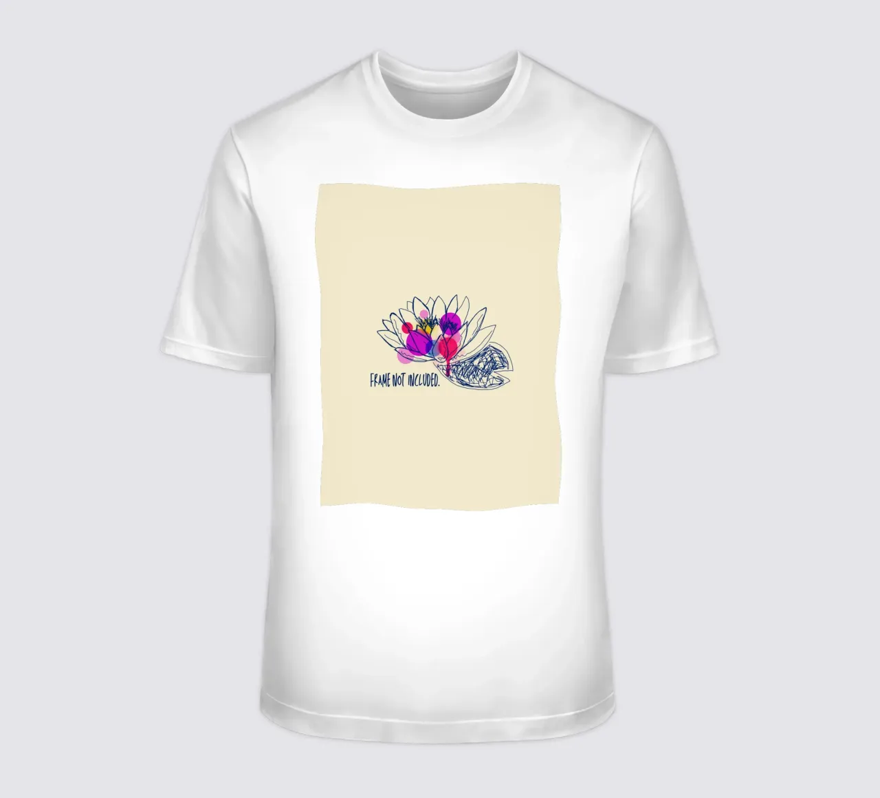 Modern Water Lily t-shirt da Indigo Rain