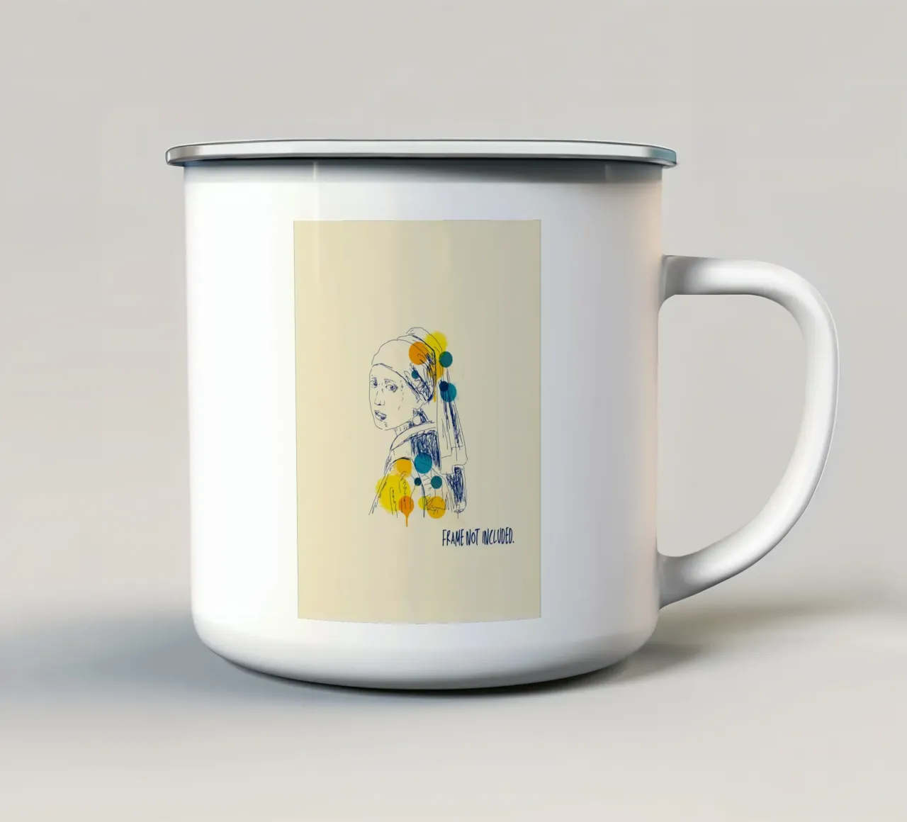 Baroque Pop tazza in smalto da Indigo Rain
