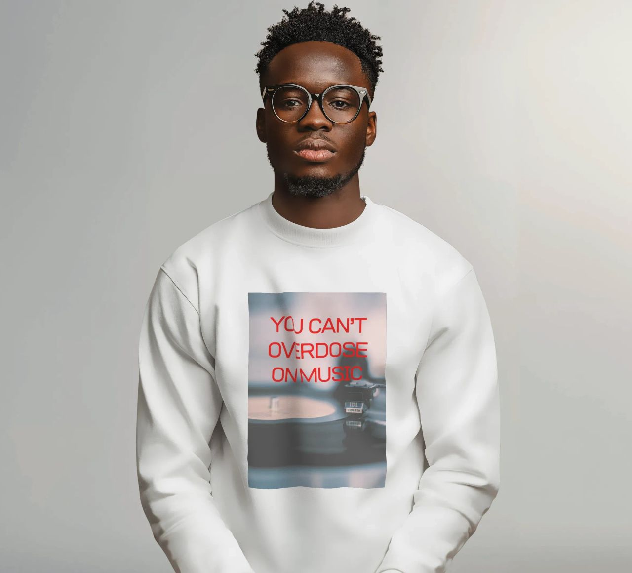 YOU CAN‘T OVERDOSE ON MUSIC felpa da Einfach Uebel