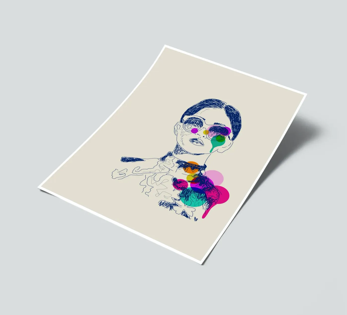 Retro Chic sticker sheet by Indigo Rain