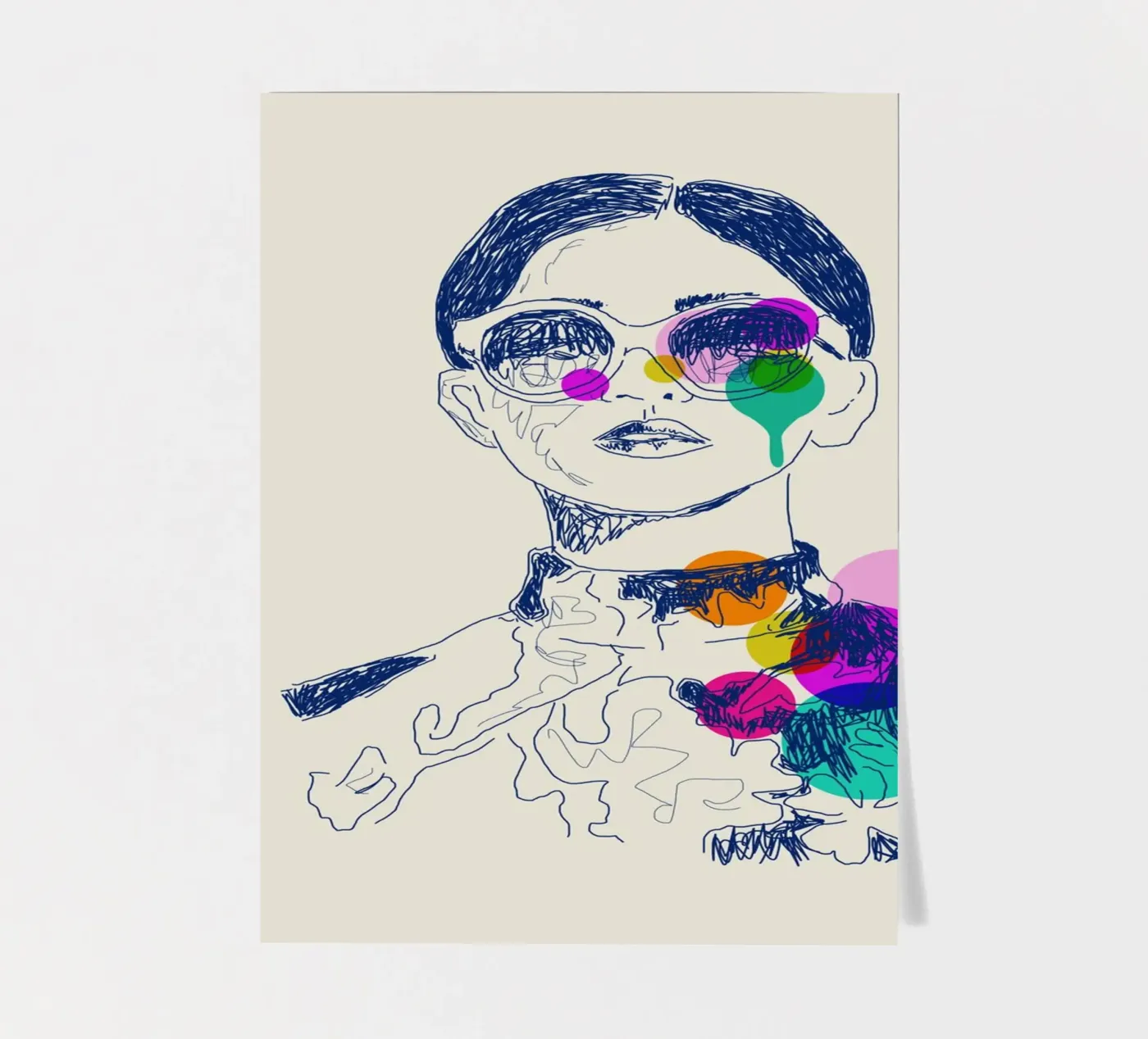 Retro Chic sticker sheet by Indigo Rain