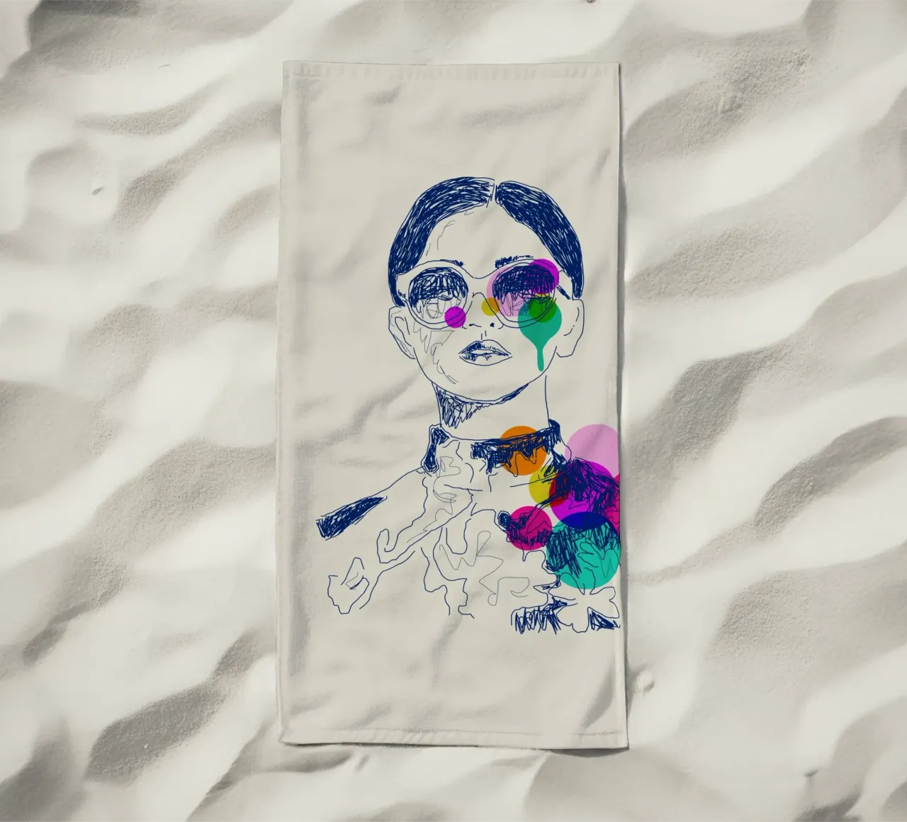 Retro Chic telo mare da Indigo Rain