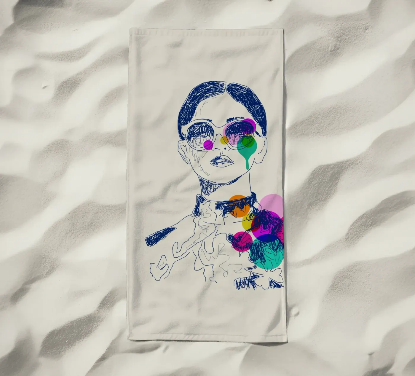 Retro Chic telo mare da Indigo Rain